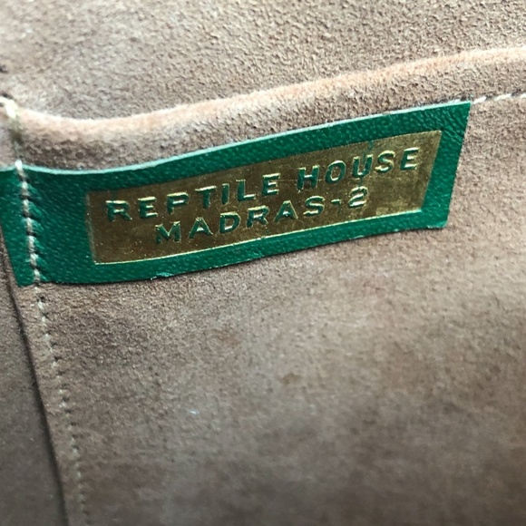 Vintage Snake Skin Clutch Purse - Picture 6 of 16